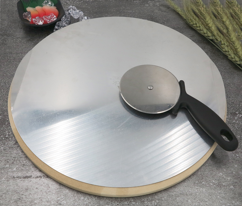 Three Pieces of Pizza Stone Set(including Pizza board,Pizza Pan,Pizza cut)